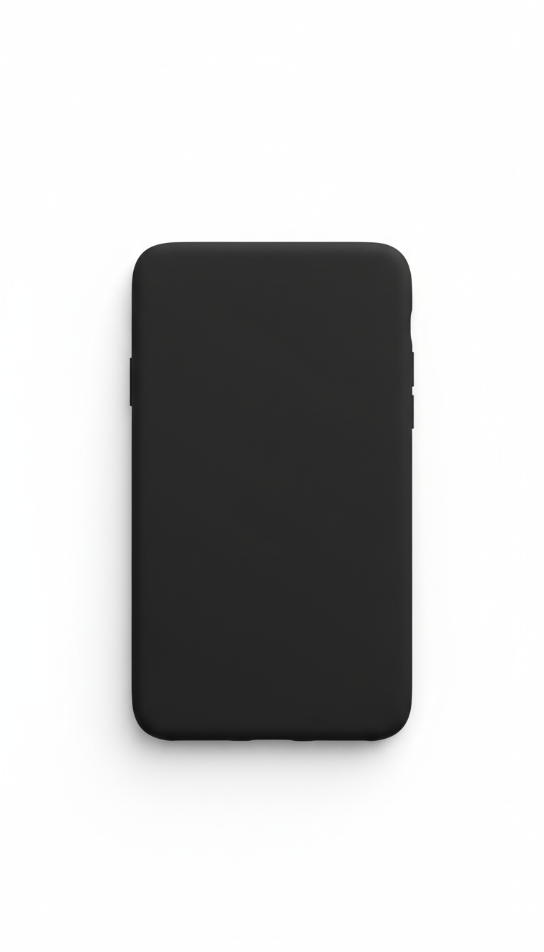 Minimalist Phone Case in Graphite Black